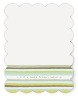 Vogue Stripes Personalized Stationery
