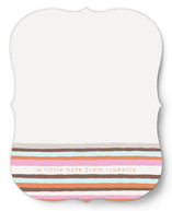 Vogue Stripes Personalized Stationery