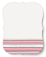 Vogue Stripes Personalized Stationery