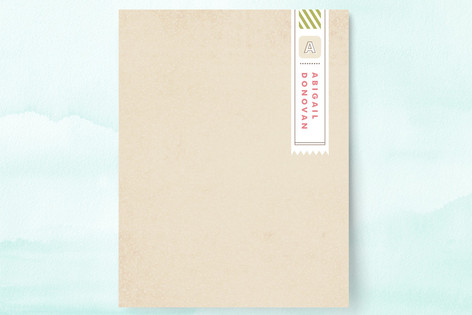 First Class Personalized Stationery