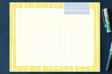Pretty Patterns Personalized Stationery