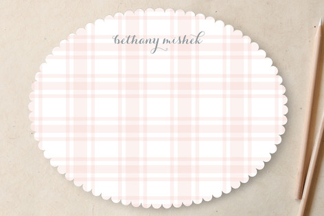 Perfect Plaid Personalized Stationery