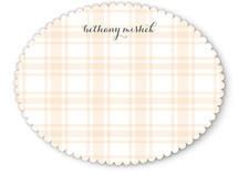Perfect Plaid Personalized Stationery