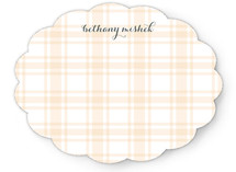 Perfect Plaid Personalized Stationery