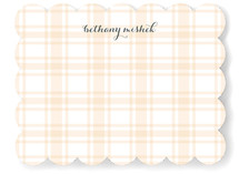 Perfect Plaid Personalized Stationery
