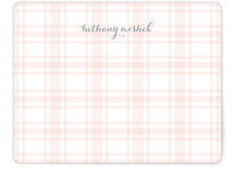 Perfect Plaid Personalized Stationery