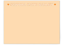 With Love Personalized Stationery