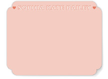With Love Personalized Stationery