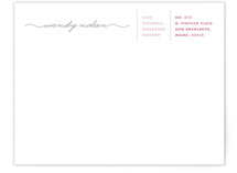 Business or Pleasure Personalized Stationery