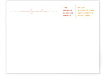 Business or Pleasure Personalized Stationery