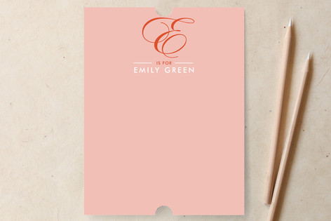 My First Monogram Personalized Stationery
