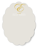 My First Monogram Personalized Stationery