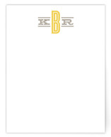 Classic Monogram Personalized Stationery