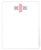 Classic Monogram Personalized Stationery