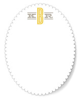 Classic Monogram Personalized Stationery