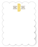 Classic Monogram Personalized Stationery