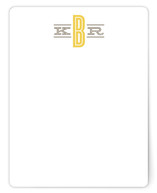 Classic Monogram Personalized Stationery