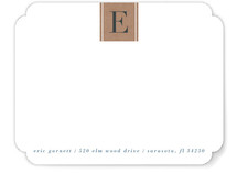 Letter Block Personalized Stationery