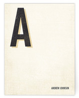 Initial Note Personalized Stationery