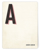 Initial Note Personalized Stationery