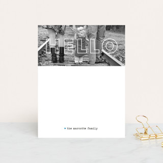 See Right Through Personalized Stationery