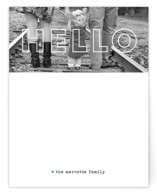 See Right Through Personalized Stationery