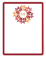 Wreath in Green Personalized Stationery