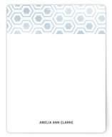 Distressed Hex Personalized Stationery