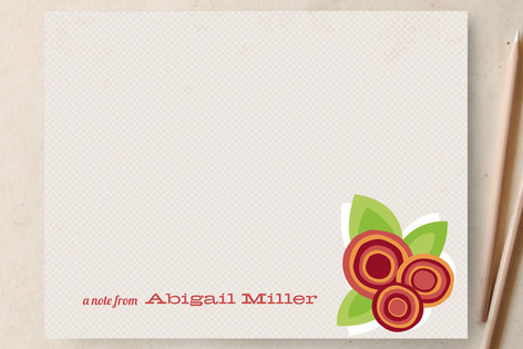 Floral Bounty Personalized Stationery