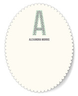 Antique Monogram Personalized Stationery