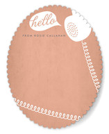 Cordial Hello Personalized Stationery