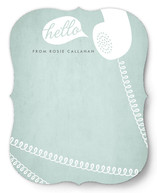 Cordial Hello Personalized Stationery