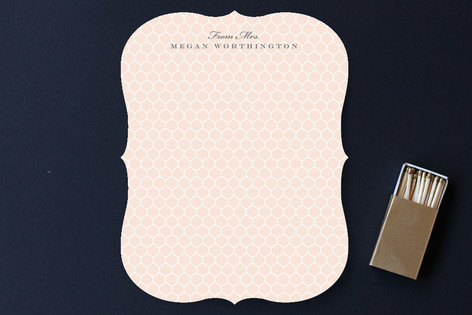 Honeycomb Notes Personalized Stationery