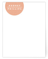 Simple Seal Stitch Personalized Stationery