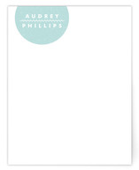 Simple Seal Stitch Personalized Stationery