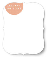 Simple Seal Stitch Personalized Stationery