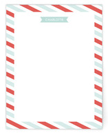Flags and Stripes Personalized Stationery