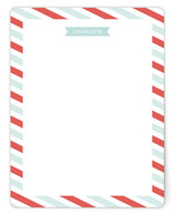 Flags and Stripes Personalized Stationery