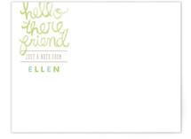Hello There Friend Personalized Stationery