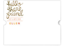 Hello There Friend Personalized Stationery