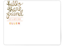 Hello There Friend Personalized Stationery