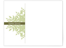 Leafy Personalized Stationery