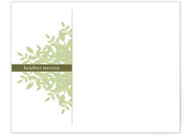 Leafy Personalized Stationery