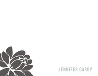 Graphic Blossom Personalized Stationery, by kelly robinson harris