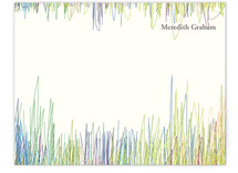 Line Blur Personalized Stationery