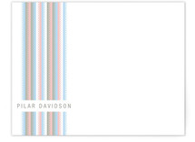 Zip Stripe Personalized Stationery