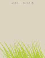 Bear Grass Personalized Stationery, by marabou design