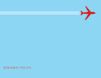 Contrail Personalized Stationery, by marabou design