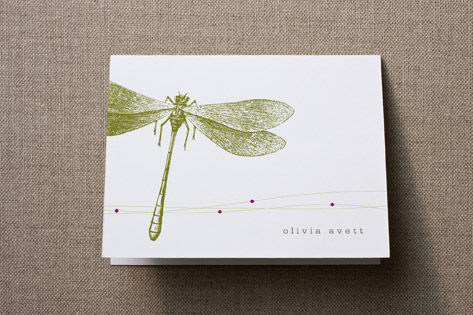 Dragonfly Personalized Stationery