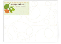 Whirling Leaves Personalized Stationery